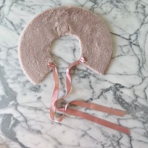 Beautiful Foque Pink Faux Fur Collar 4
